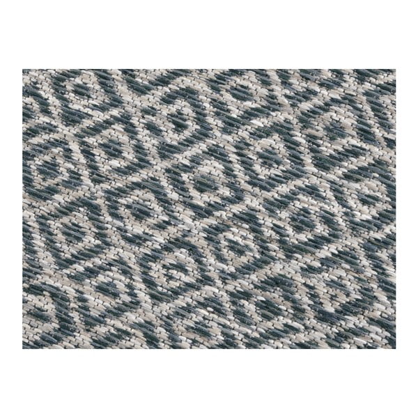 Modrý koberec vhodný i na ven Elle Decoration Bloom Croix, 80 x 150 cm-image-4