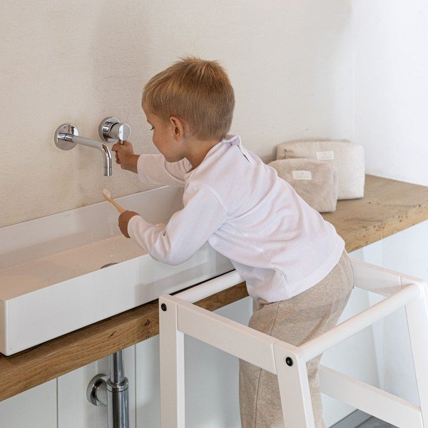 Bílá učicí věž z bukového dřeva Forrest – Vipack-image-3