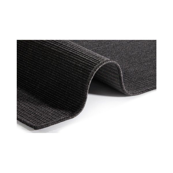 Černý běhoun vhodný i na ven BT Carpet Sisal, 80 x 500 cm-image-2
