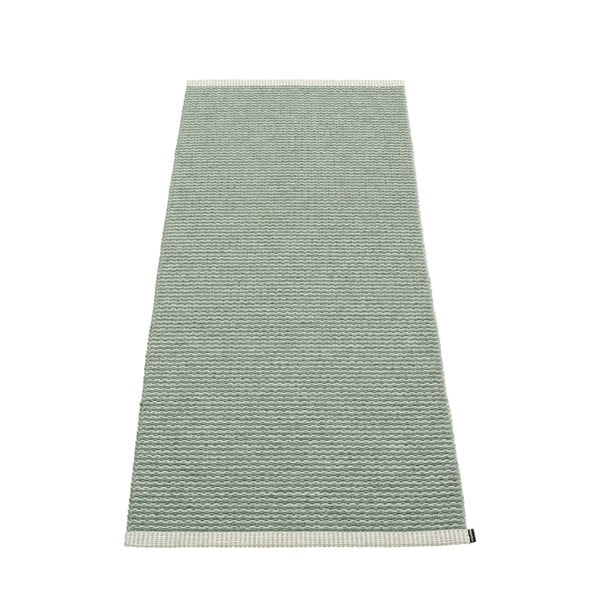 Světle zelený vnitřní a venkovní běhoun 60x150 cm Mono Sage Army – Pappelina