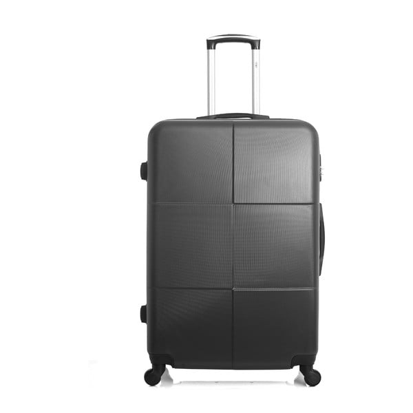 Tmavě šedý cestovní kufr ve na kolečkách Hero Coronado, 91 l