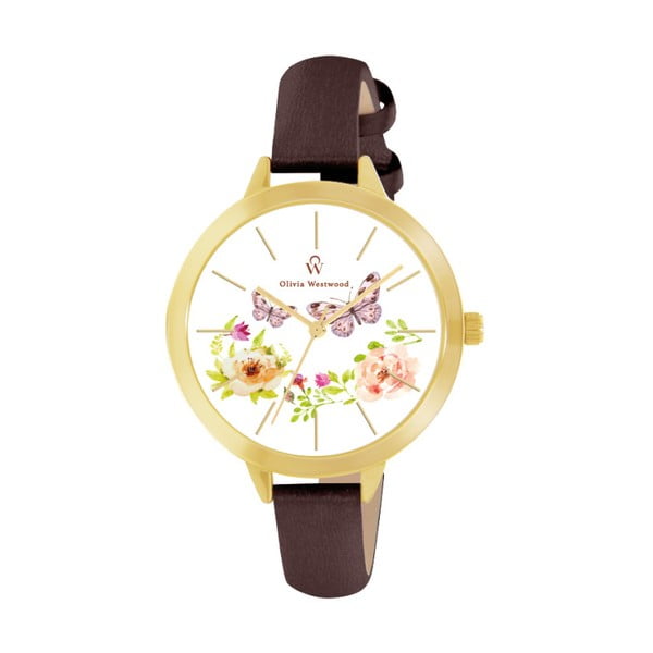 Dámské hodinky s řemínkem v hnědé barvě Olivia Westwood Hula