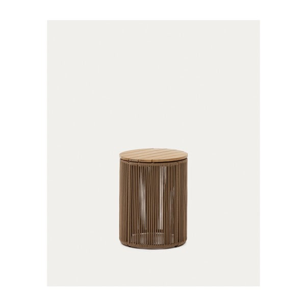 Kulatý zahradní odkládací stolek ø 40 cm Mesa – Kave Home-image-2