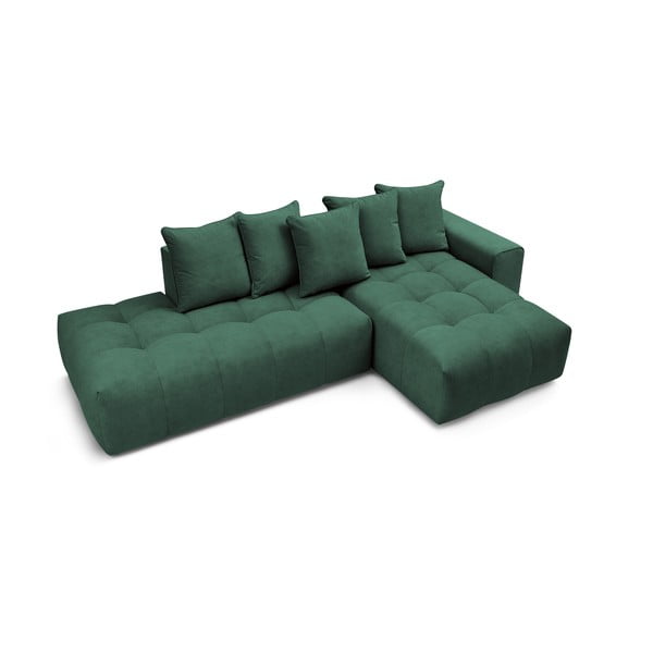 Zelená rohová pohovka (pravý roh) Mont-Blanc – Bobochic Paris-image-4