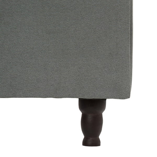 Světle šedá postel s černými nohami Vivonita Allon, 180 x 200 cm-image-2