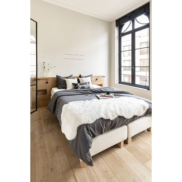 Bílá umělá kožešina Tiseco Home Studio Lambskin, 60 x 180 cm-image-1