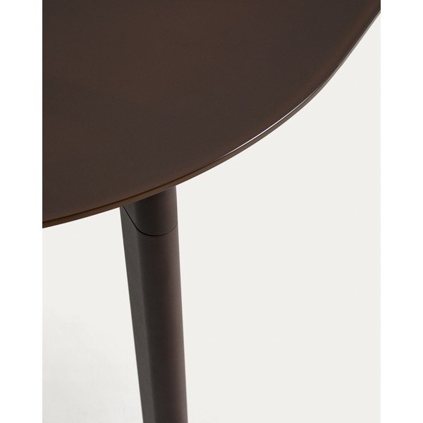 Zahradní jídelní stůl se skleněnou deskou 90x180 cm Erice – Kave Home-image-3