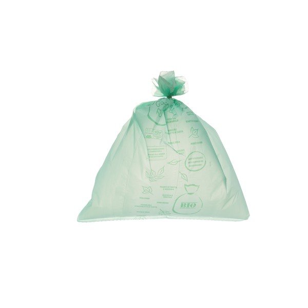 Biologicky rozložitelný a kompostovatelný pytel na odpadky BIO EXTRUSION, 3 x 20 kusů, objem 20 l-image-1