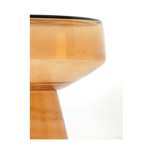 Skleněný kulatý odkládací stolek ø 37 cm Dakwa – Light & Living-image-2