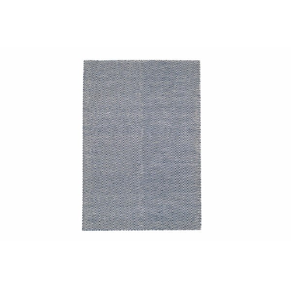 Ručně tkaný koberec Blue Zigzag Kilim, 158x209 cm