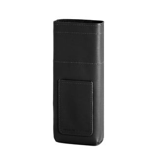 Černé pouzdro na lahev SLIM z imitace kůže Memobottle Sleeve