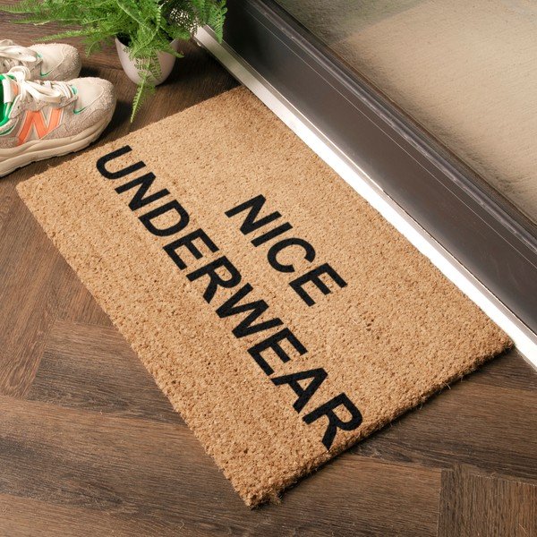 Rohožka z kokosového vlákna 40x60 cm Nice Underwear – Artsy Doormats-image-1