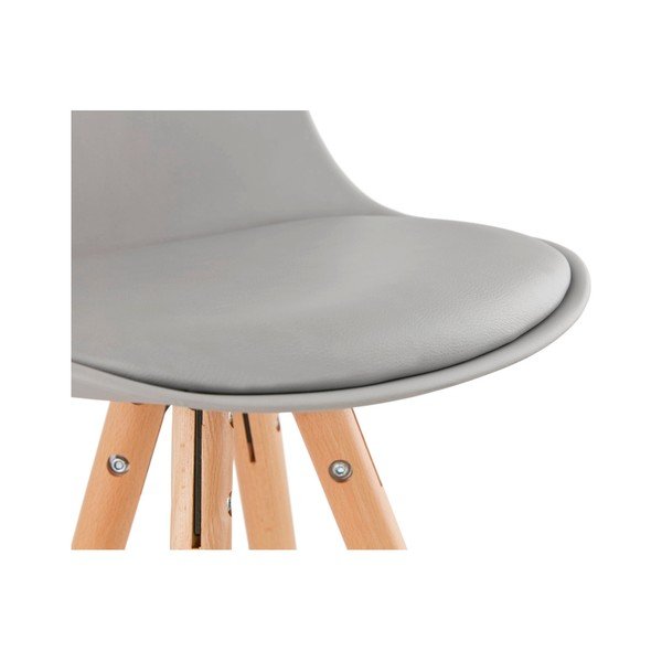 Šedá barová židle Kokoon Anau, výška sedu 64 cm-image-1