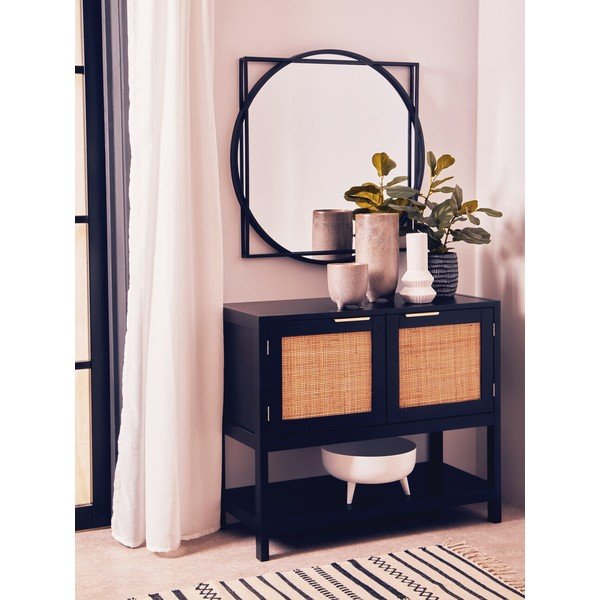 Černá komoda 85x73x38 cm Sherman – Premier Housewares-image-1
