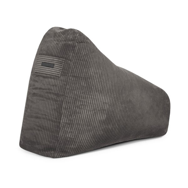 Tmavě hnědý manšestrový dětský sedací vak Snug 80 – SLOWDOWN-image-3