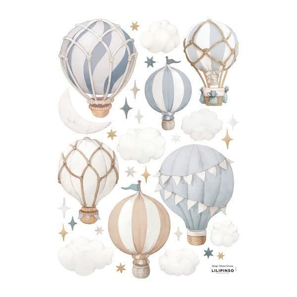 Arch samolepek 30x42 cm Little Hotair Balloons – Lilipinso
