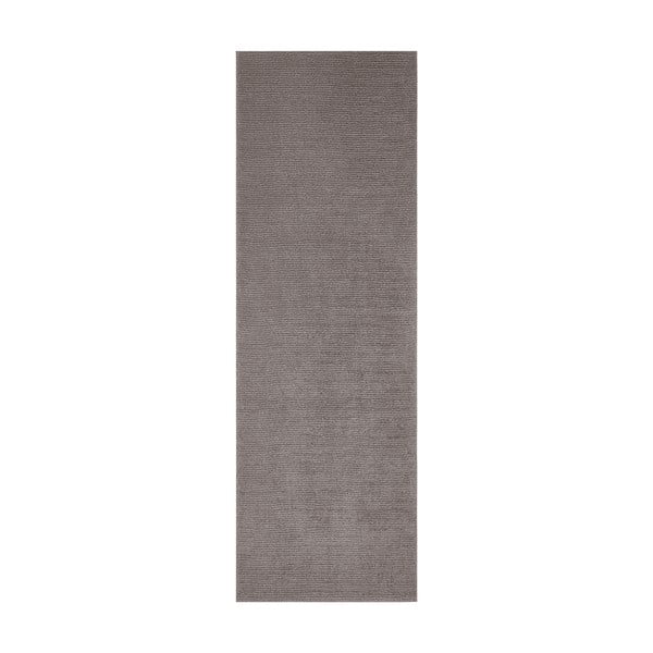 Tmavě šedý běhoun Mint Rugs Supersoft, 80 x 250 cm