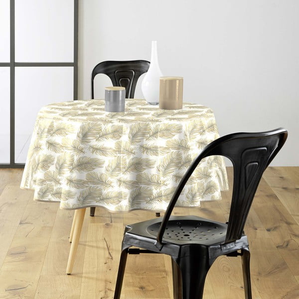 Omyvatelný ubrus ø 160 cm Plumina – douceur d'intérieur-image-2