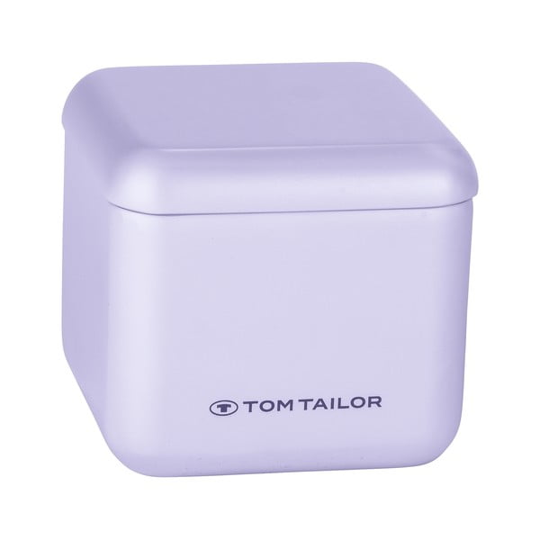 Fialový koupelnový organizér na vatové tampony z polyresinu Tom Tailor T-Rounded – Wenko-image-4