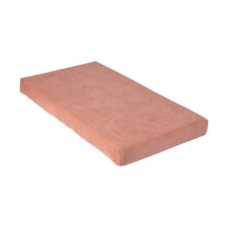 Světle růžový manšestrový dětský puf Montessori – Little Nice Things