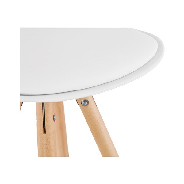 Bílá barová židle Kokoon Anau, výška sedu 74 cm-image-2