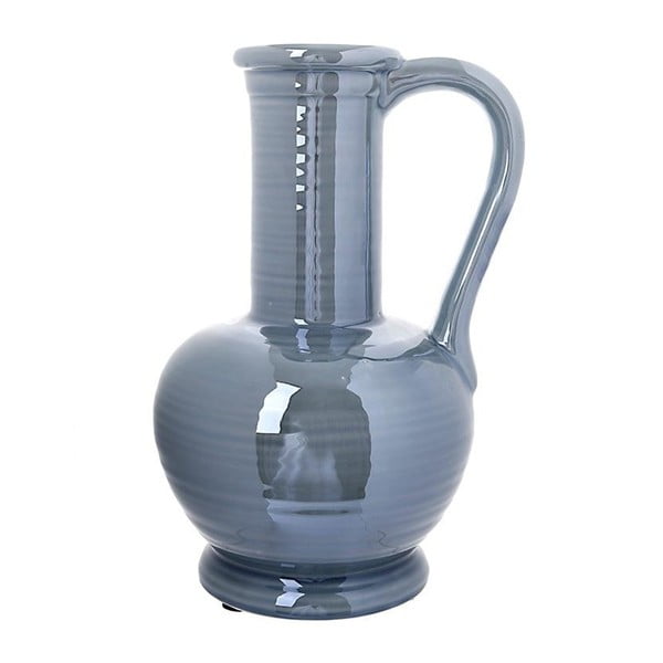 Modrá keramická váza InArt Argi