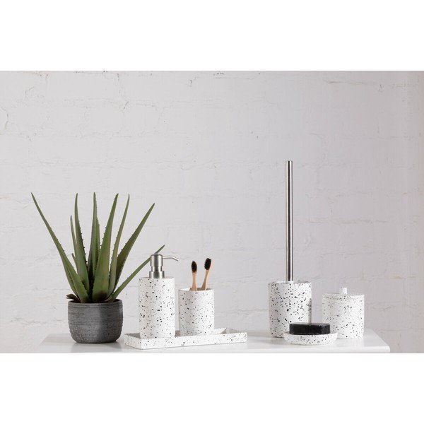Krémová betonová mýdlenka Mozie – Premier Housewares-image-1
