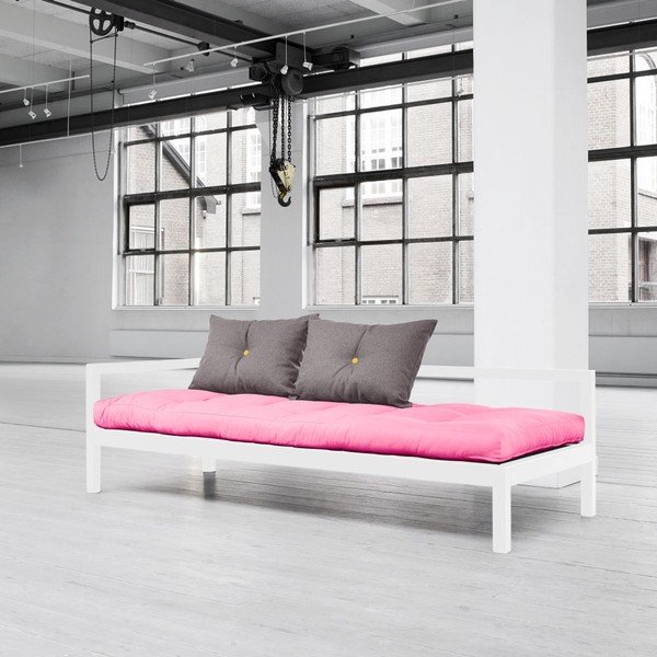 Multifunkční pohovka Karup Soul White/Magenta/Amarillo