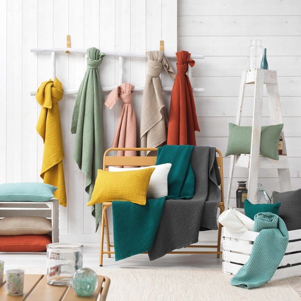 Dekorační polštář 30x50 cm Gaufrette – douceur d'intérieur-image-1