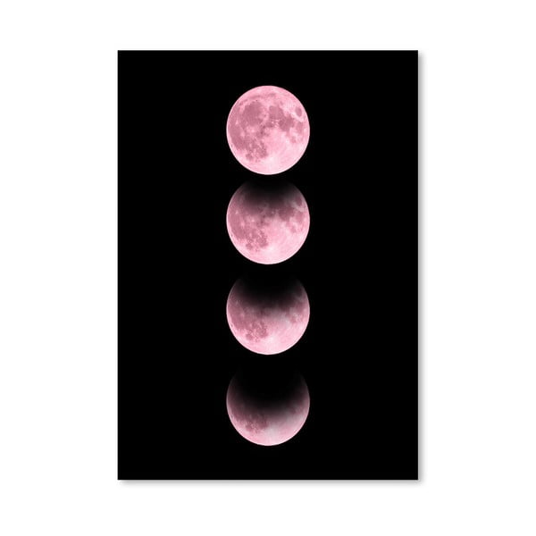 Plakát Americanflat Pink Moon, 30 x 42 cm
