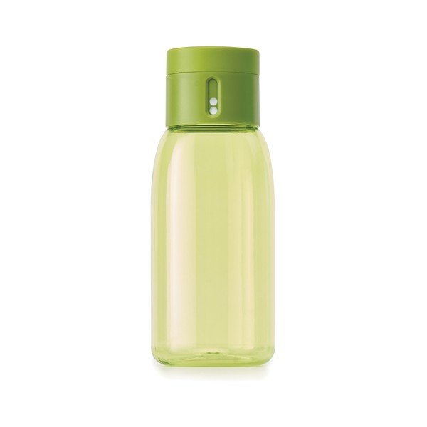 Zelená lahev s počítadlem Joseph Joseph Dot, 400 ml