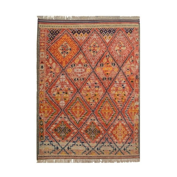 Červený vlněný koberec The Rug Republic Balgha, 230 x 160 cm