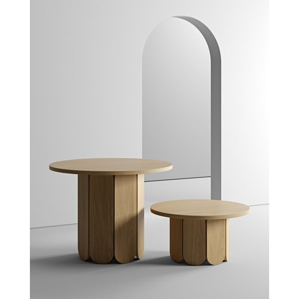 Jídelní stůl v dubovém dekoru Woodman Soft, ø 98 cm-image-3