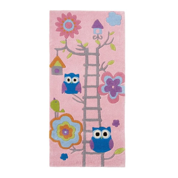 Dětský koberec Think Rugs Hong Kong Kiddo Pinkie, 70 x 140 cm