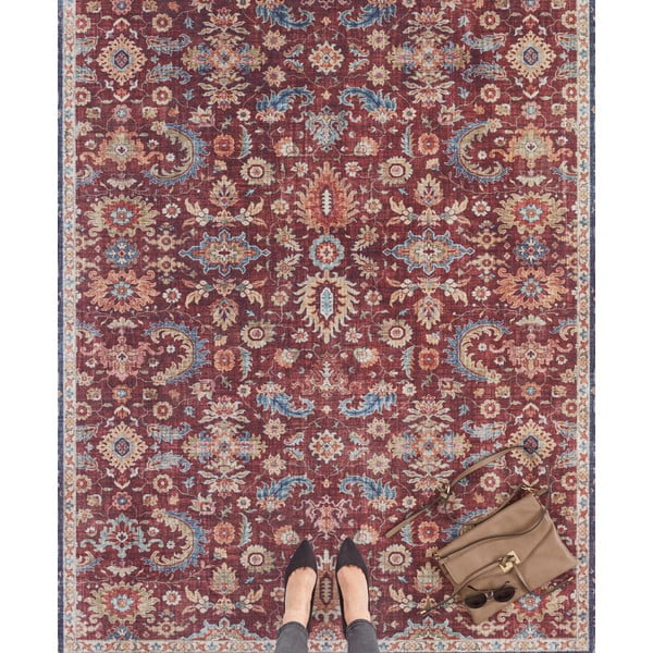 Vínově červený koberec Nouristan Vivana, 200 x 290 cm-image-3