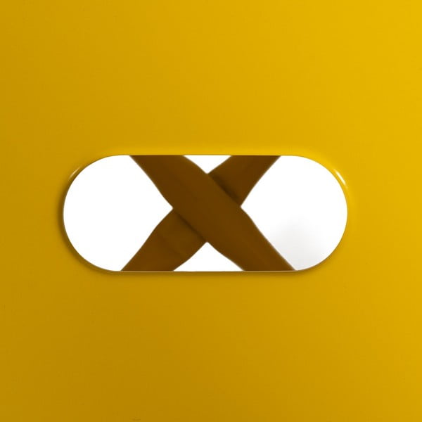 Žluté kovové barové stoličky v sadě 2 ks (výška sedáku 76,5 cm) – Ixia-image-4