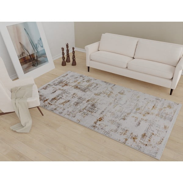 Pratelný koberec v krémovo-zlaté barvě  120x180 cm Gold – Vitaus-image-1