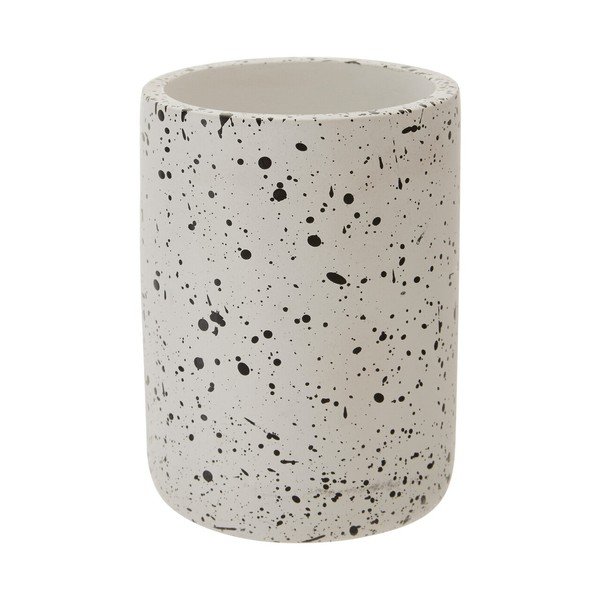 Krémový betonový kelímek na zubní kartáčky Mozie – Premier Housewares