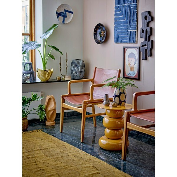 Kovový kulatý odkládací stolek ø 41 cm Olonne – Bloomingville-image-2