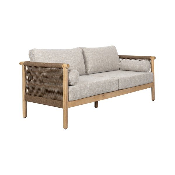 Šedobéžový čalouněný zahradní lounge set pro 3 osoby Oasis – Dutchbone-image-3