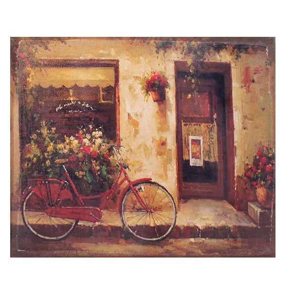 Obraz na plátně Bicycle, 56x46 cm