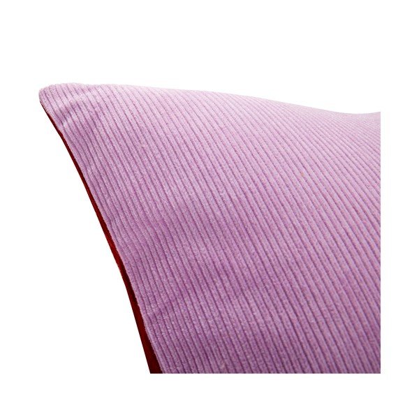 Fialovo-červený polštář Hübsch Cleo, 60 x 40 cm-image-4