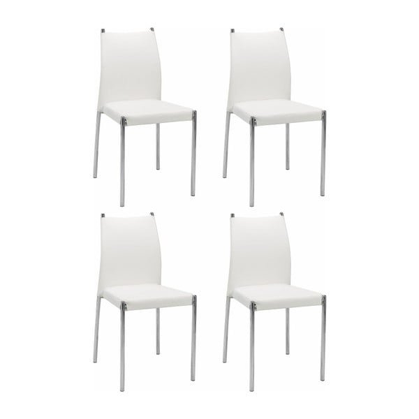 Sada 4 bílých židlí Støraa Zulu