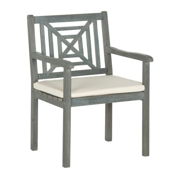 Šedý set zahradního stolu a židlí z akátového dřeva Safavieh Riva-image-2