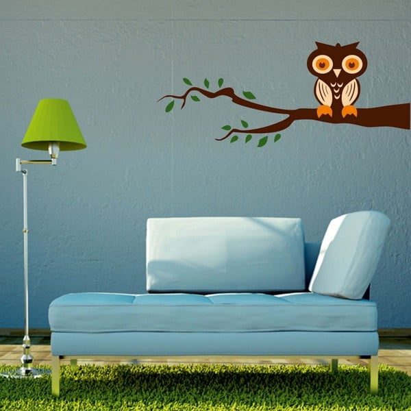 Nástěnná samolepka Owl Branch