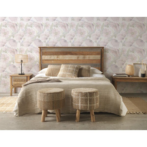 Noční stolek z mangového dřeva v přírodní barvě Bella – Geese-image-1