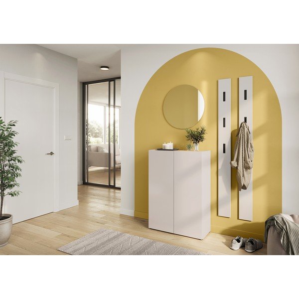 Krémová skříňka v dekoru dubu 74x105x33 cm Alviano – Germania-image-4