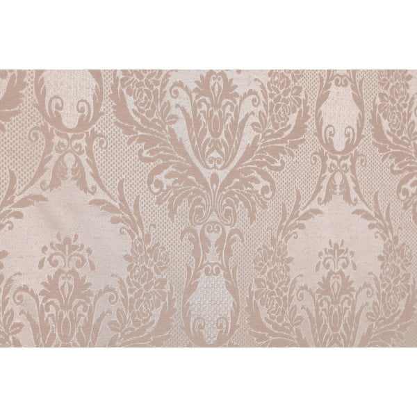 Béžový damaškový set přehozu a povlaků na polštář 240x260 cm Beste – Mijolnir-image-1