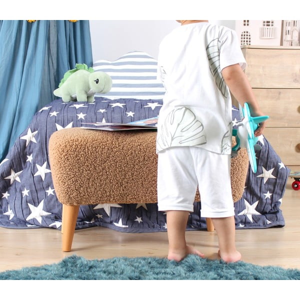 Hnědý dětský puf Moouv – Artie-image-3