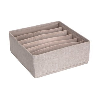 Béžový organizér do zásuvky s přihrádkami Bigso Box of Sweden Drawer, 29 x 11 cm